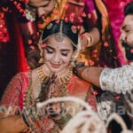 malavika krishnadas and thejas wedding