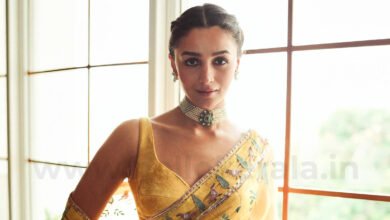 Alia Bhatt looked gorgeous in a yellow saree for friend marriage